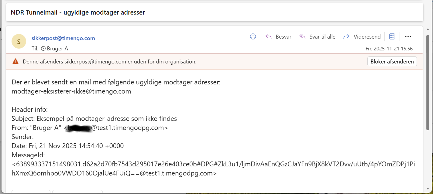 NDR-besked