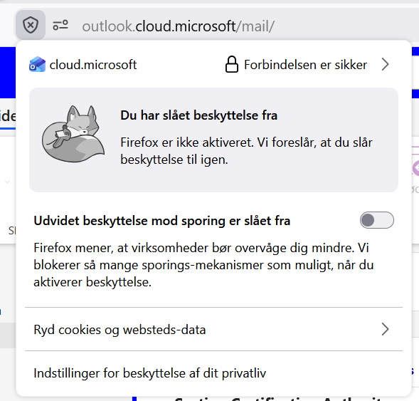 Slå sporing til